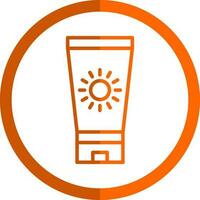 Sun block Vector Icon Design