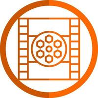 Film reel Vector Icon Design