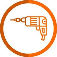 Hand drill Vector Icon Design