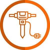 Jackhammer Vector Icon Design