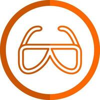 Safety glasses Vector Icon Design