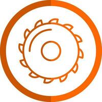 Saw blade Vector Icon Design