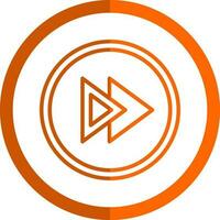Fast Forward Vector Icon Design