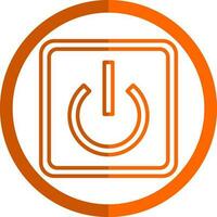 Power Button Off Vector Icon Design