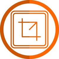 Crop Vector Icon Design