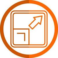 Increase Size Vector Icon Design