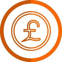 Pound Vector Icon Design