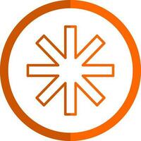Asterisk Vector Icon Design