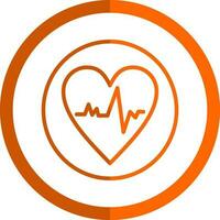 Heartbeat Vector Icon Design