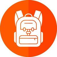 diseño de icono de vector de mochila