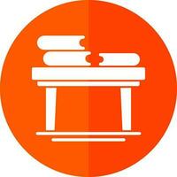 Book Table Vector Icon Design