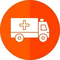 Ambulance Vector Icon Design