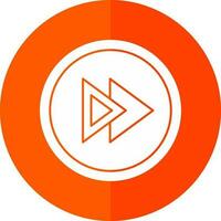 Fast Forward Vector Icon Design