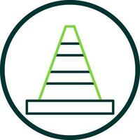 Traffic cone Vector Icon Design