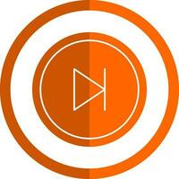 Skip Vector Icon Design