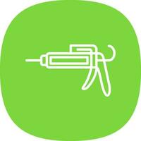 Caulk gun Vector Icon Design