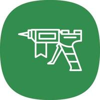 Glue gun Vector Icon Design