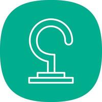 Tubes hook Vector Icon Design