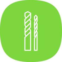 Drill tip Vector Icon Design