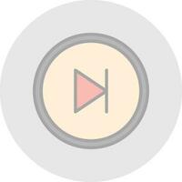 Skip Vector Icon Design