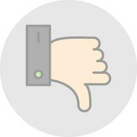 Dislike Vector Icon Design