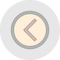 Back Vector Icon Design