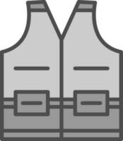 High visibility vest Vector Icon Design