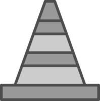 Traffic cone Vector Icon Design
