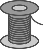 Wire roll Vector Icon Design