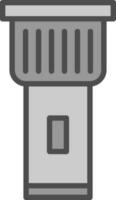 Torch Vector Icon Design