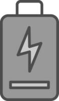 Battery charging Vector Icon Design