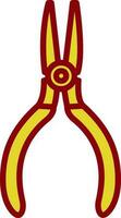 Needle nose pliers Vector Icon Design
