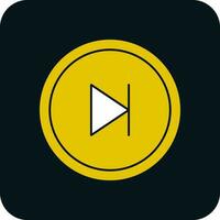 Skip Vector Icon Design
