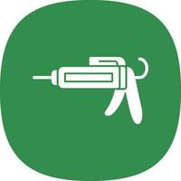 Caulk gun Vector Icon Design