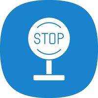 Stop Vector Icon Design