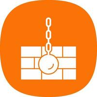 Wrecking ball Vector Icon Design