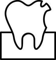 Cavity Vector Icon Design