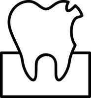 Cavity Vector Icon Design