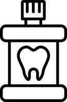 Mouthwash Vector Icon Design