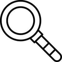 Magnifying Glass Vector Icon Design