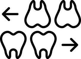 Teeths Vector Icon Design