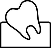 Wisdom Tooth Vector Icon Design