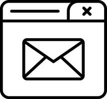 Contact Mail Vector Icon Design