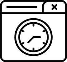 Clock Vector Icon Design