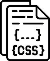 Css File Vector Icon Design