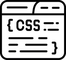 Css Coding Vector Icon Design