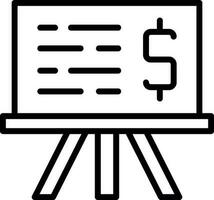 Presentation Vector Icon Design