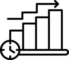 Bar Chart Vector Icon Design