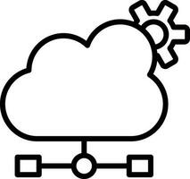 Cloud Computing Vector Icon Design