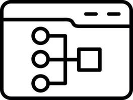 Site Map Vector Icon Design